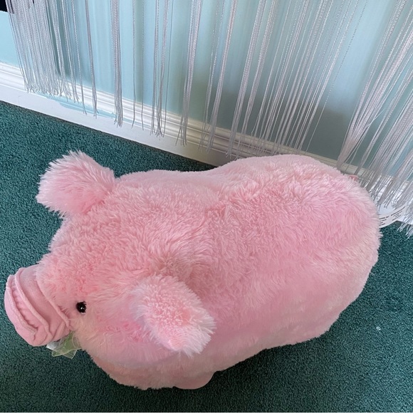 Large Pink Plush Grunting Toy Stuffy Pig NWOT - Picture 11 of 17